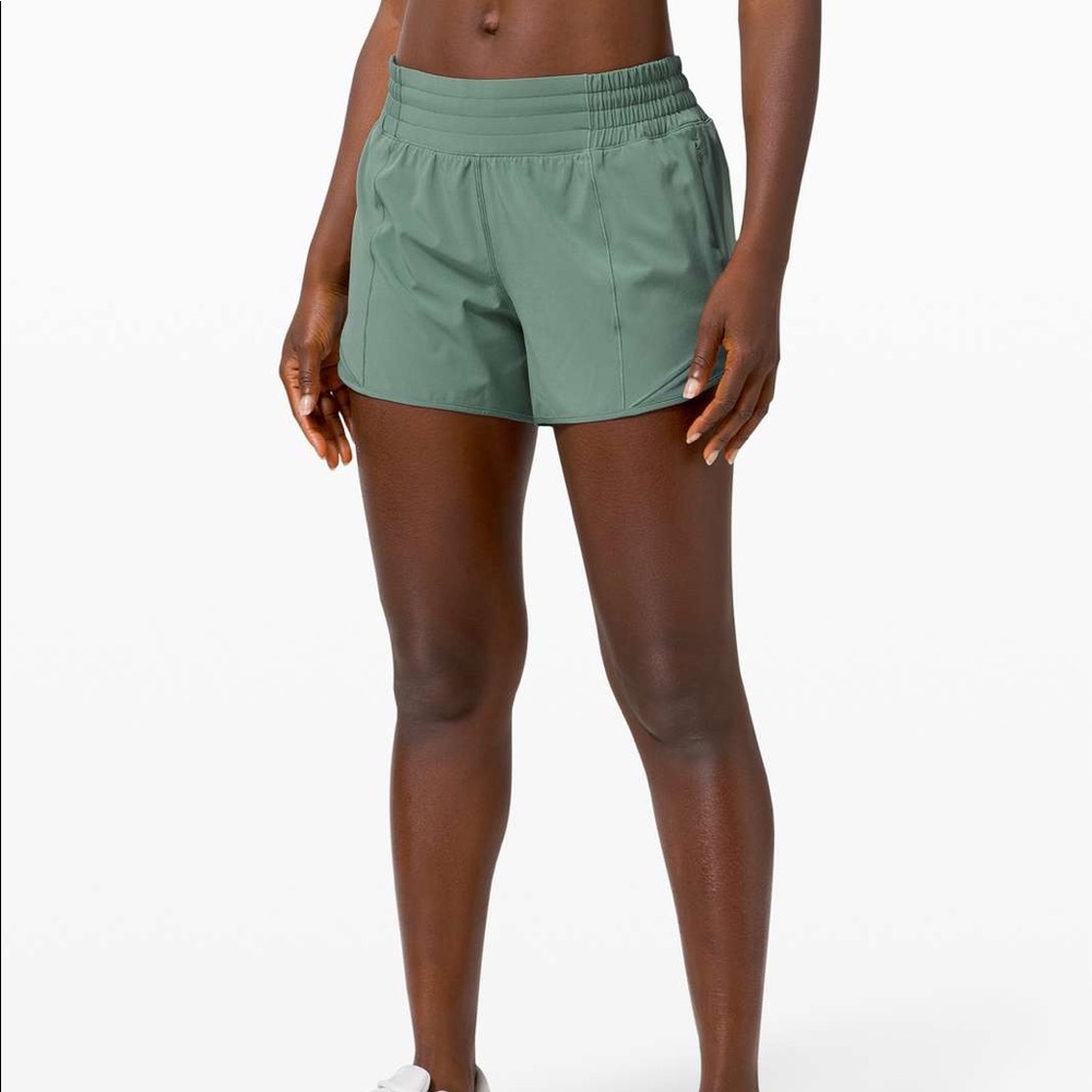 Lululemon HR Hotty Hots 4” Tidewater Teal